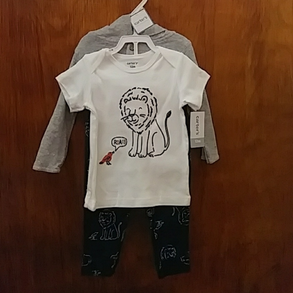 Comfy 3pc Lion outfit NWT